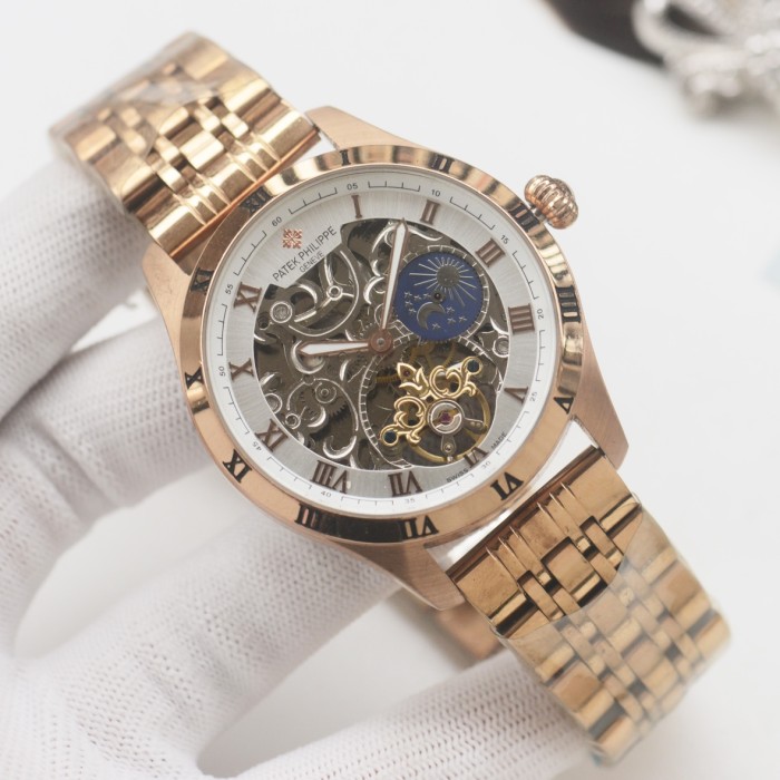 Mechanical Movement Glass-Faced  Watch 7 colors【Dial diameter：42mm 】28764690