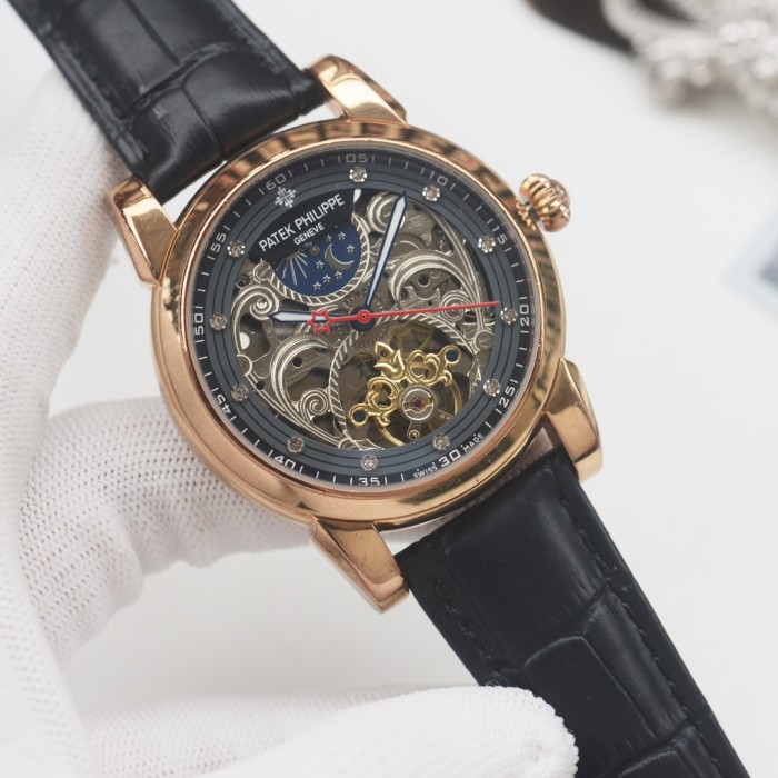 Mechanical Movement Calfskin Strap  Watch 7 colors【Dial diameter：42mm 】28764694