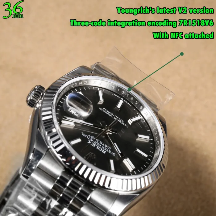 1:1 quality version Log Series Luminous Integrated Movement Stainless Steel Watch 11 colors【Dial diameter：36/41mm 】28770232