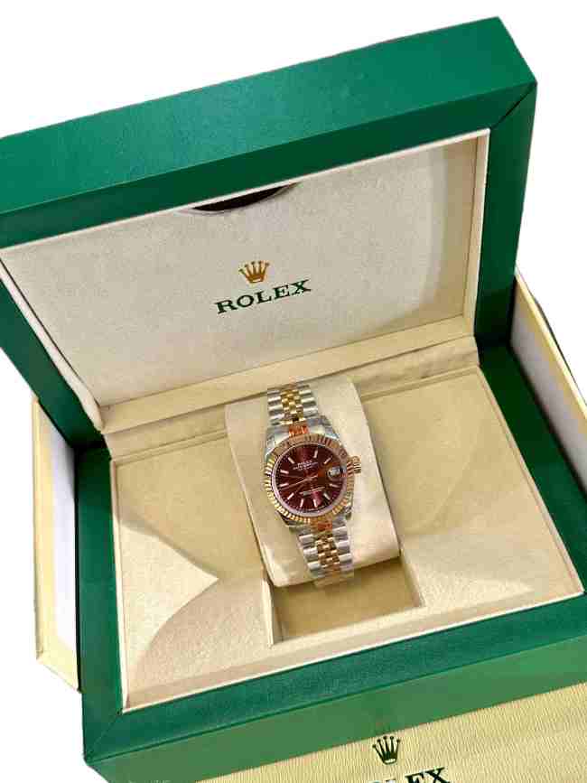 DATE JUST Series Mechanical Movement Watch with Coffee-Brown Dial【Dial diameter：30mm 】28770572