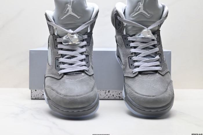 [plus-size shoes] 1:1 quality version @j5 Low Wolf Grey Basketball Shoes 28770581