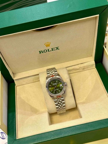 Green Dial Mechanical Movement Stainless Steel Strap Watch【Dial diameter：30/40mm 】28770467