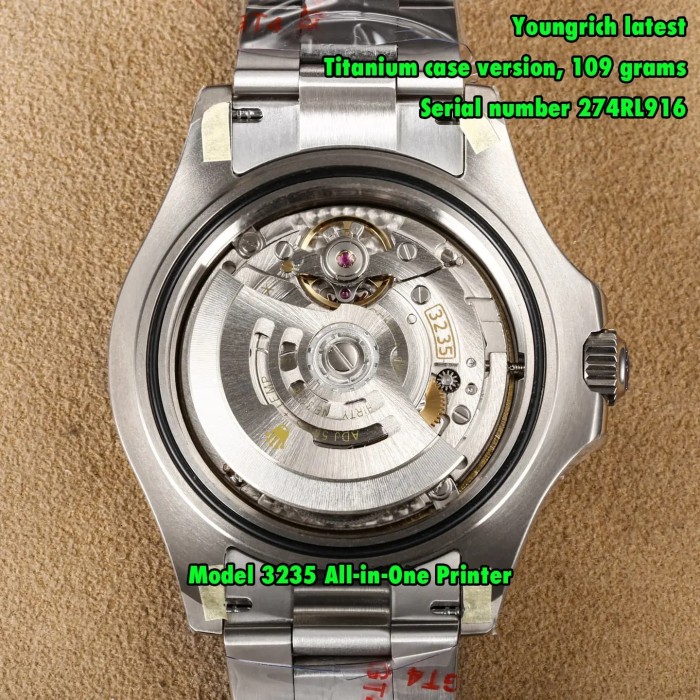 1:1 quality version Titanium case yacht Master watch【Dial diameter：36/41mm 】28770238
