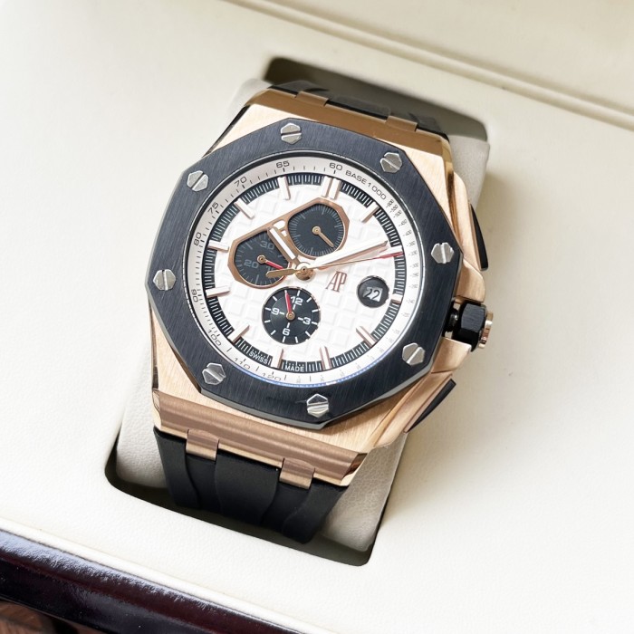 Stainless Steel Case Leather Strap Mechanical Movement Watch 6 colors【Dial diameter：44mm 】28771442