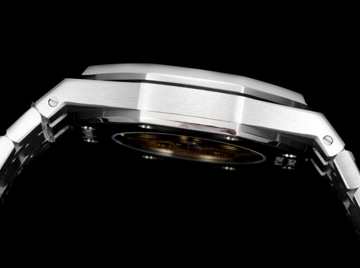Skeleton Dial Octagonal Bezel Integrated Movement Watch 4 colors【Dial diameter：41mm 】28771372