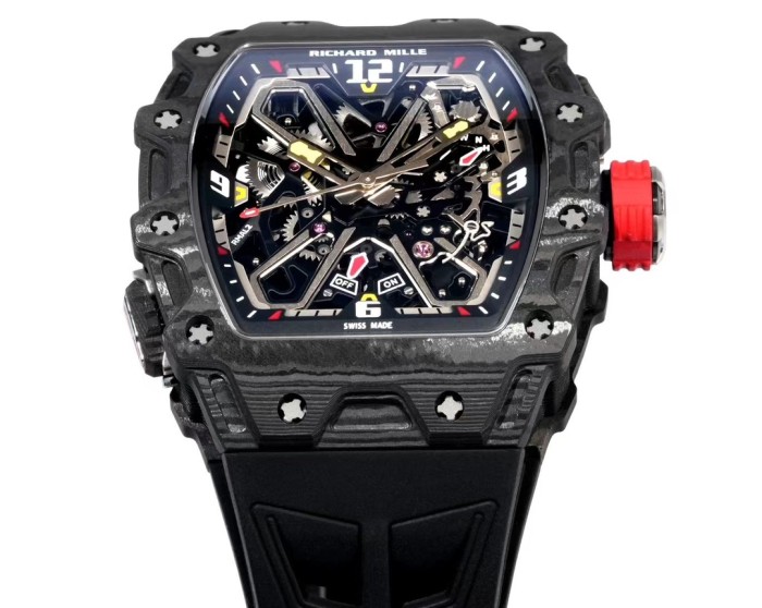 1:1 quality version Integrated Movement Carbon Fiber Case Watch 4 colors【Dial diameter：42mm 】28771531