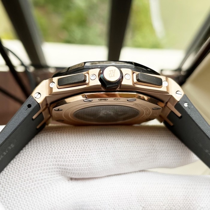 Stainless Steel Case Leather Strap Mechanical Movement Watch 6 colors【Dial diameter：44mm 】28771442