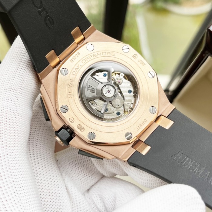 Stainless Steel Case Leather Strap Mechanical Movement Watch 6 colors【Dial diameter：44mm 】28771442