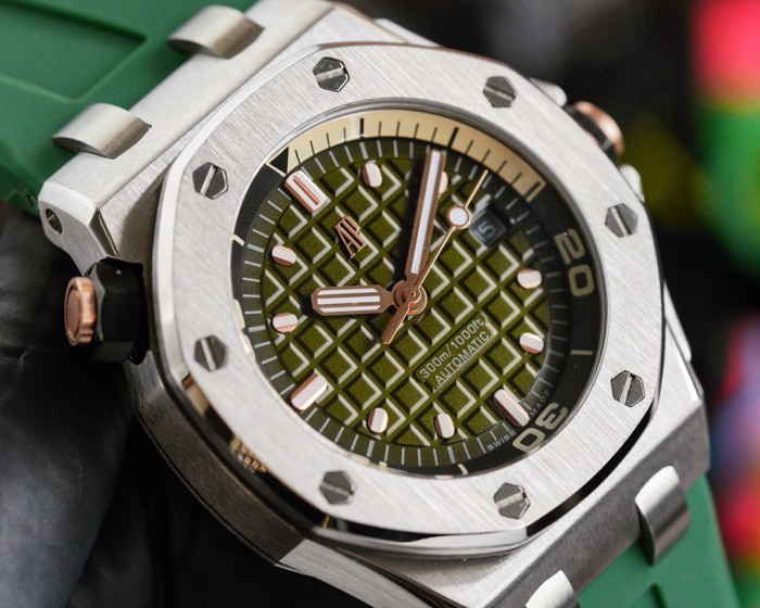 Checkered Dial Mechanical Movement Watch 3 colors【Dial diameter：42mm 】28771382