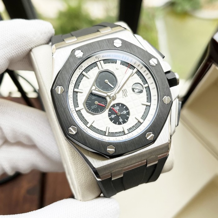 Stainless Steel Case Leather Strap Mechanical Movement Watch 6 colors【Dial diameter：44mm 】28771442