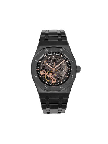 Skeleton Dial Octagonal Bezel Integrated Movement Watch 4 colors【Dial diameter：41mm 】28771372