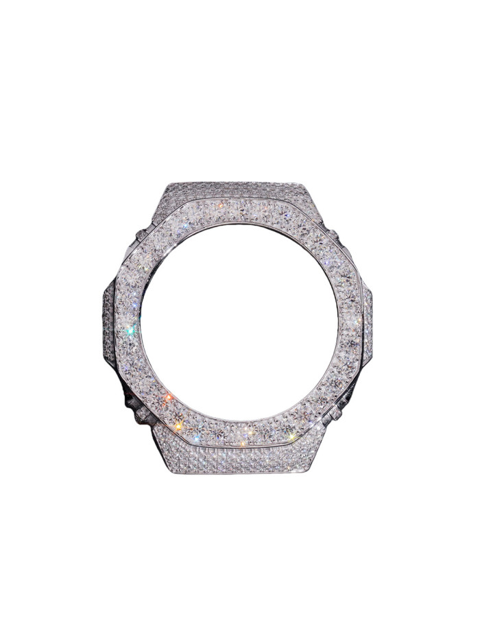 Platinum-Set Moissanite GA2100 Watch Case 28773692