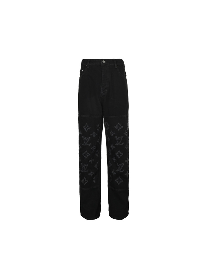 1:1 quality version Burnout Washed Distressed Jeans 28773621