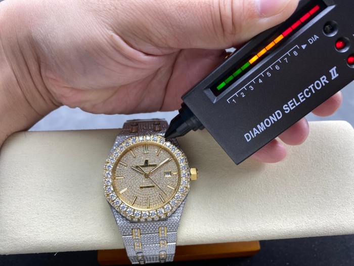 1:1 quality version Full Moissanite 15400 Mechanical Watch 21 colors【Dial diameter：41mm 】28773708