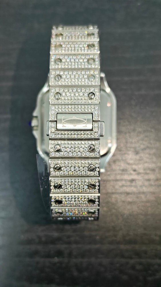 1:1 quality version Roman Numeral Dial Moissanite Mechanical Watch【Dial diameter：40mm】28773984