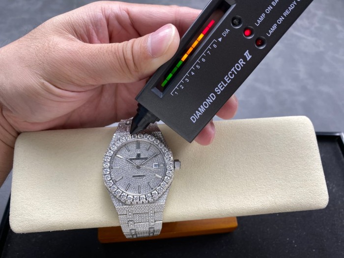 1:1 quality version Full Moissanite 15400 Mechanical Watch 21 colors【Dial diameter：41mm 】28773708