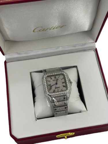 1:1 quality version Roman Numeral Dial Moissanite Mechanical Watch【Dial diameter：40mm】28773984