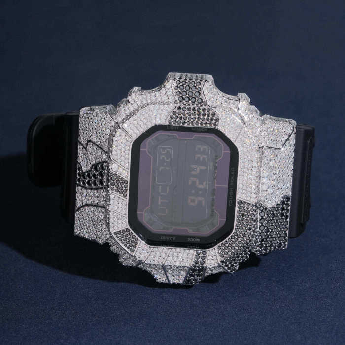 Silver-Inlaid Two-Tone Moissanite GX56 Model Watch Case 2 colors 28777643