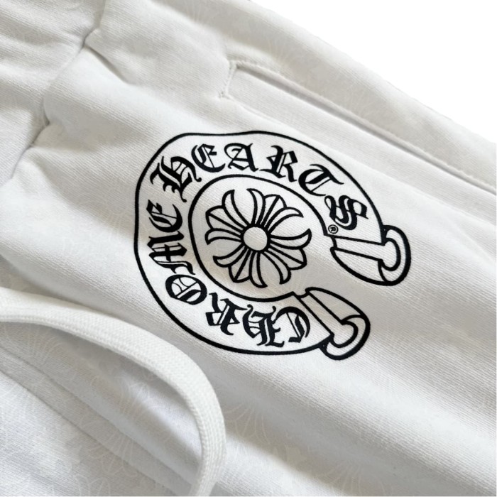 1:1 quality version Full-printed dark cross side Sanskrit printed sweatpants 2 colors 28782505