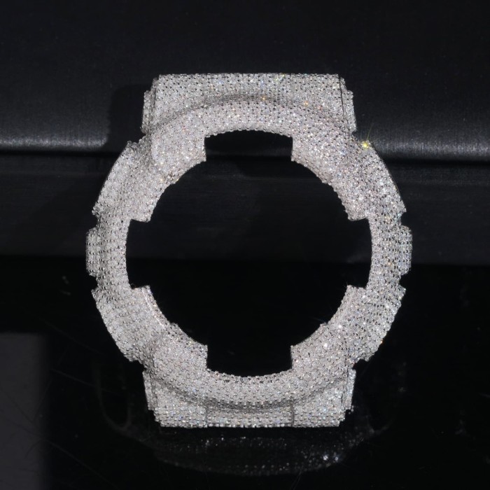 Sterling Silver with Moissanite Stone GMA-S110 Model Watch Case 28782450