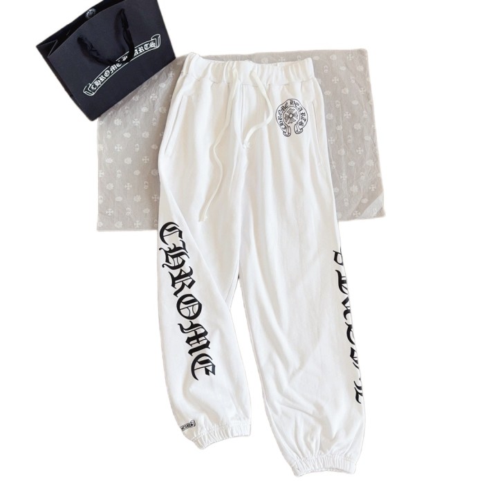 1:1 quality version Full-printed dark cross side Sanskrit printed sweatpants 2 colors 28782505