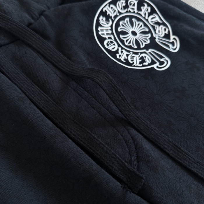1:1 quality version Full-printed dark cross side Sanskrit printed sweatpants 2 colors 28782505