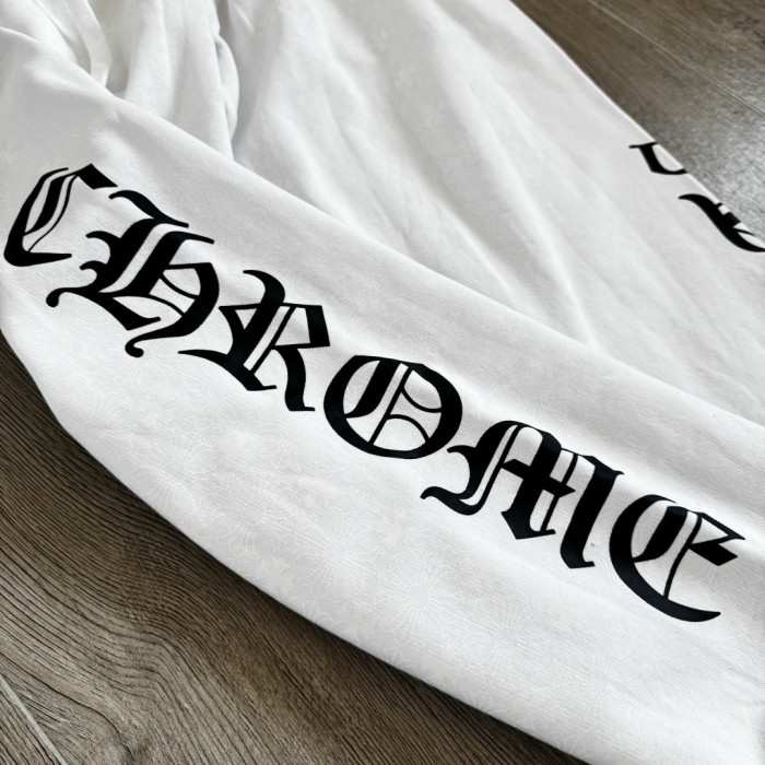 1:1 quality version Full-printed dark cross side Sanskrit printed sweatpants 2 colors 28782505