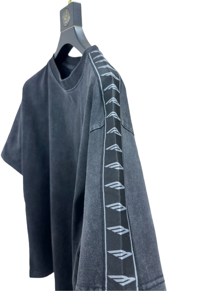 1:1 quality version 3M Sleeve Edge Webbing Washed Version Tee 2 colors 28791740