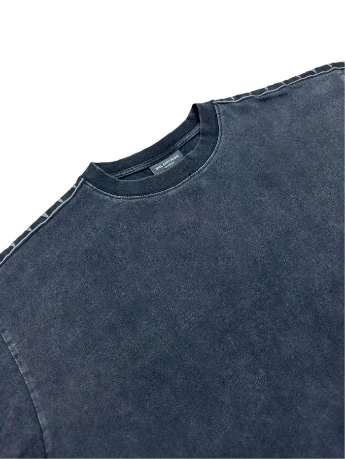 1:1 quality version 3M Sleeve Edge Webbing Washed Version Tee 2 colors 28791740