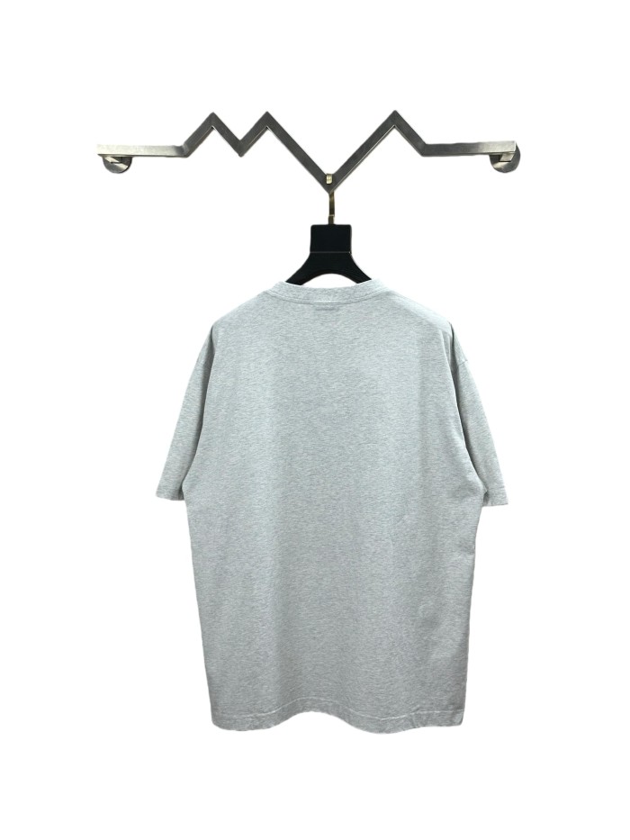 1:1 quality version Large Letter Embroidered Tee 2 colors 28791734