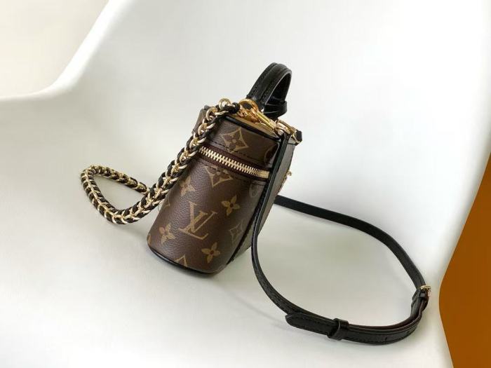 1:1 quality version Old Flower Full-Print Zipper-Closure Leather Tote Crossbody Bag 28791882