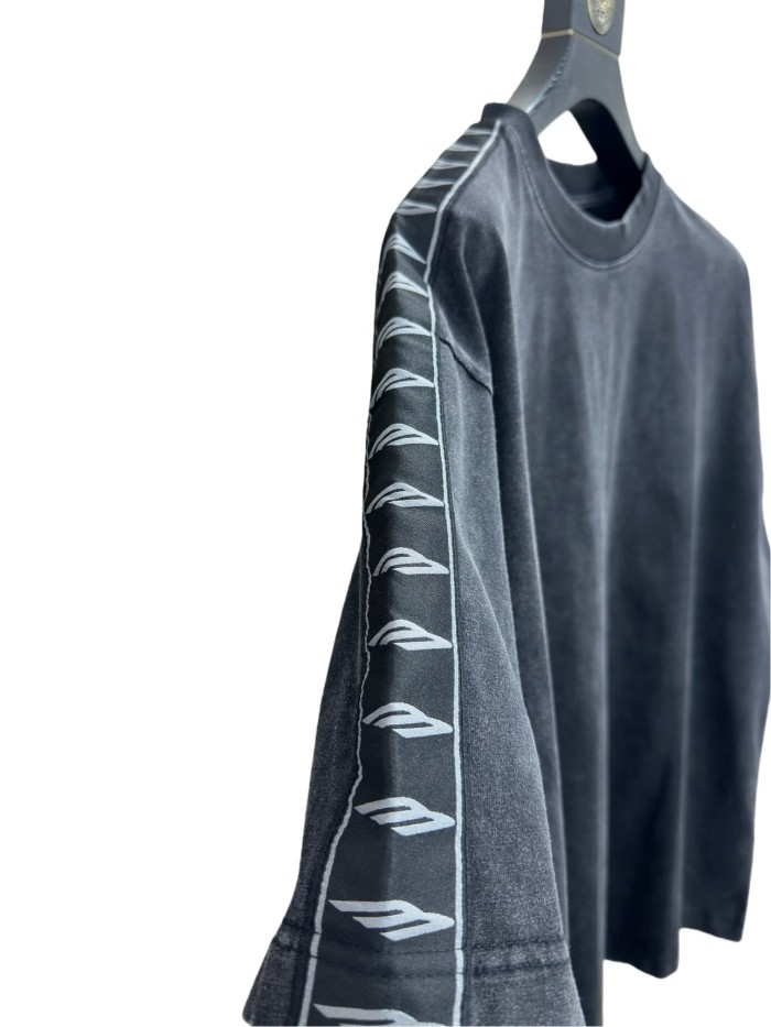 1:1 quality version 3M Sleeve Edge Webbing Washed Version Tee 2 colors 28791740