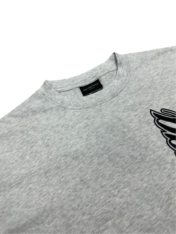 1:1 quality version Large Letter Embroidered Tee 2 colors 28791734