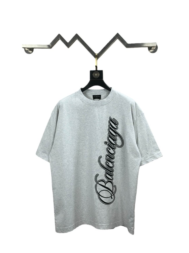 1:1 quality version Large Letter Embroidered Tee 2 colors 28791734