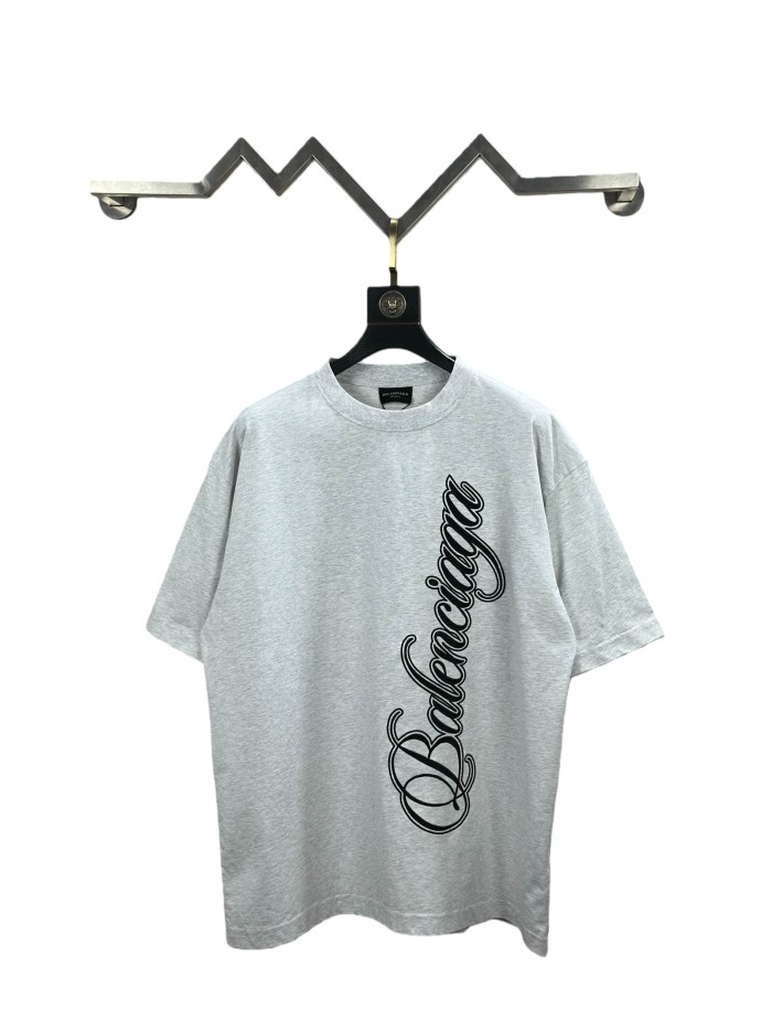 1:1 quality version Large Letter Embroidered Tee 2 colors 28791734