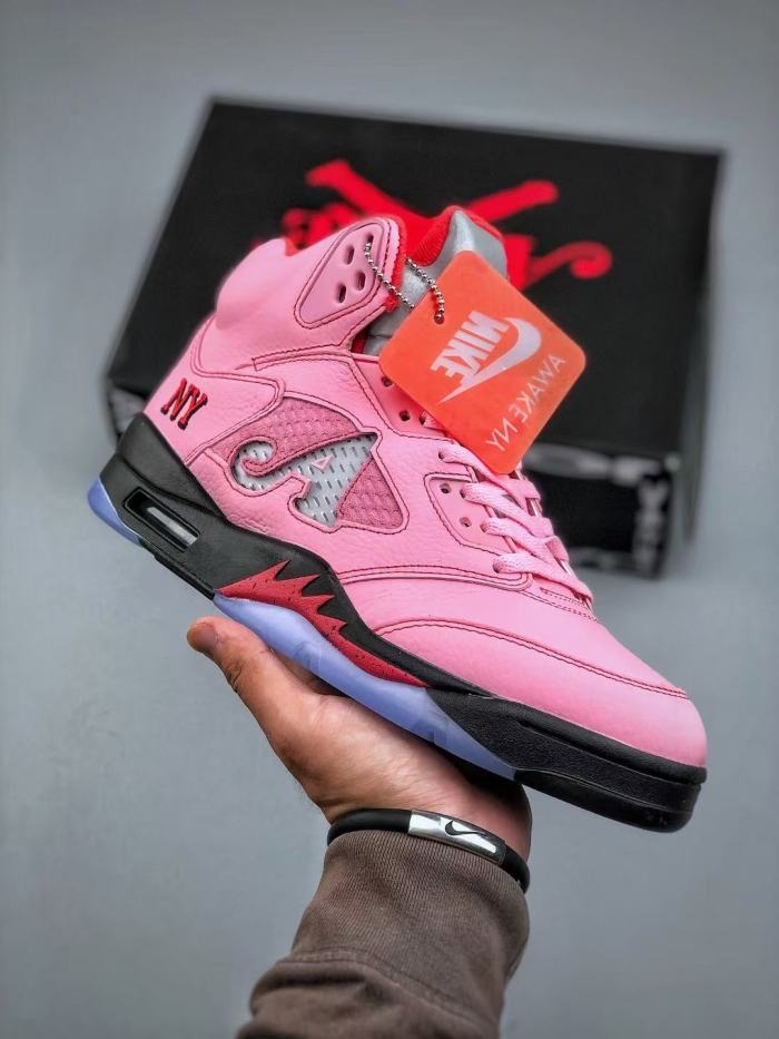 [plus-size shoes] 1:1 quality version Awake NY x @j5 Arctic Pink  Basketball Shoes 28791721