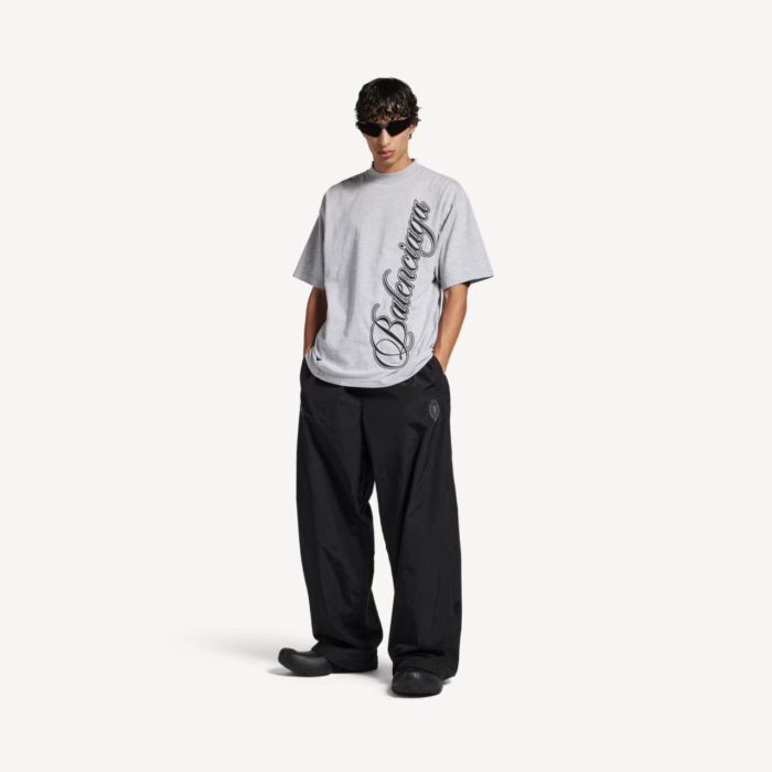 1:1 quality version Large Letter Embroidered Tee 2 colors 28791734