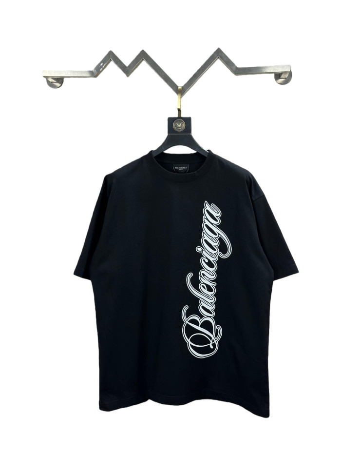 1:1 quality version Large Letter Embroidered Tee 2 colors 28791734