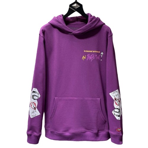 Lip & Funny Face Print on Sleeves Print Hoodie 28808479