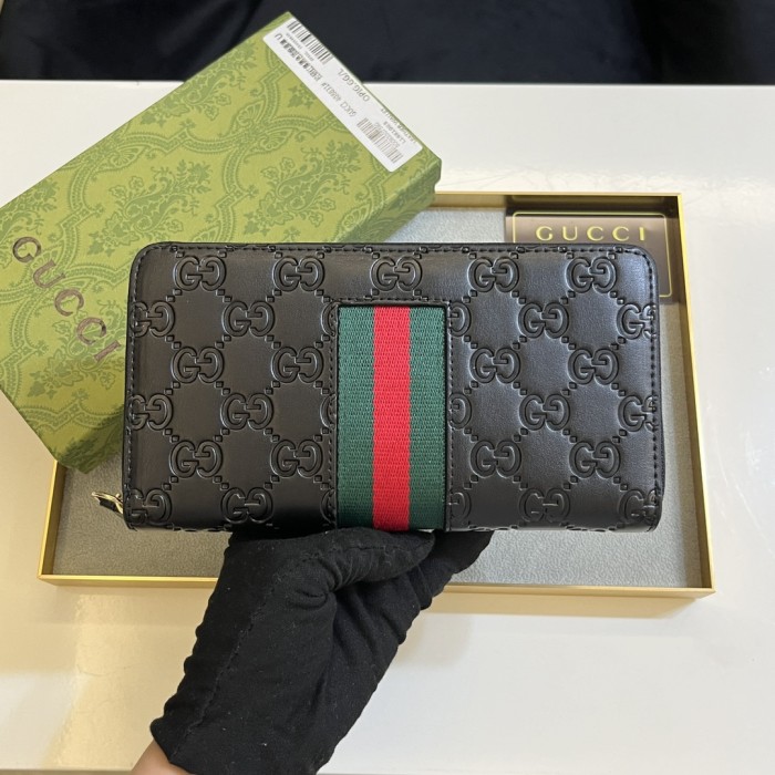 28181597 Brand Woven Ribbon Stripe Wallet