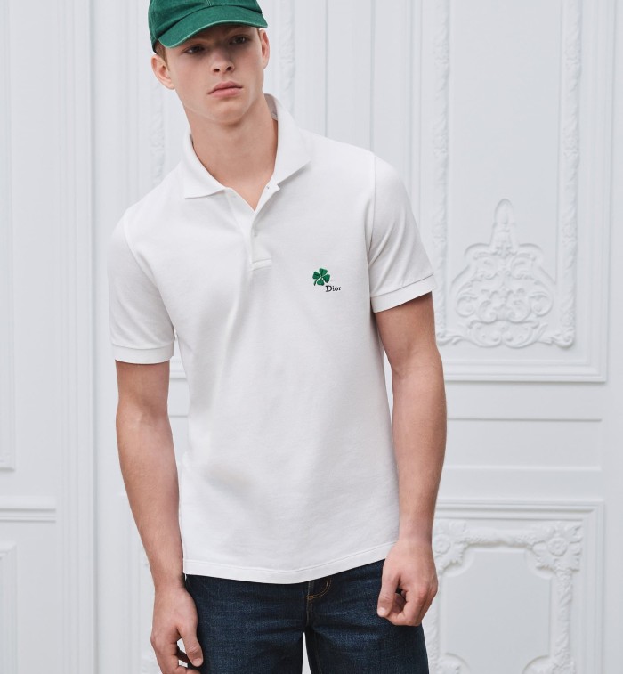 1:1 quality version Green Clover Polo Shirt 2 colors 28816186