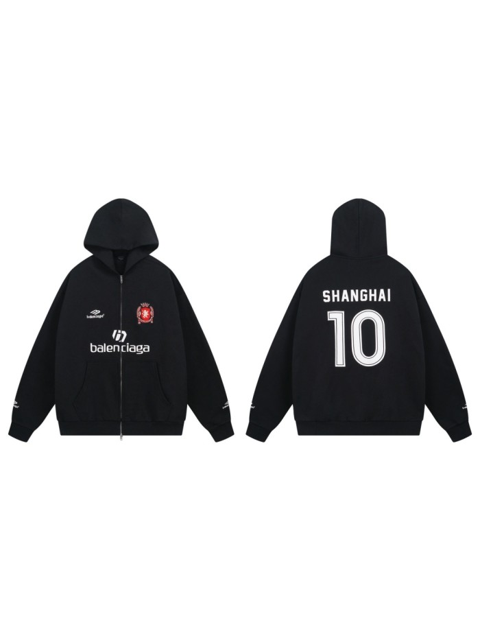 1:1 quality version Shanghai Edition Number 10 Back Print Hoodie 28816190