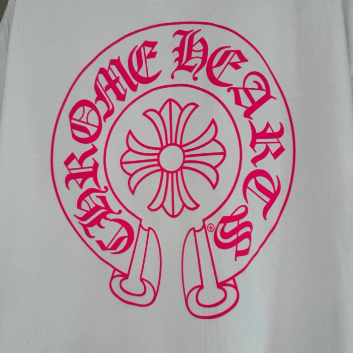 1:1 quality version Pink Ink Horseshoe Print Tee 2 colors 28816182