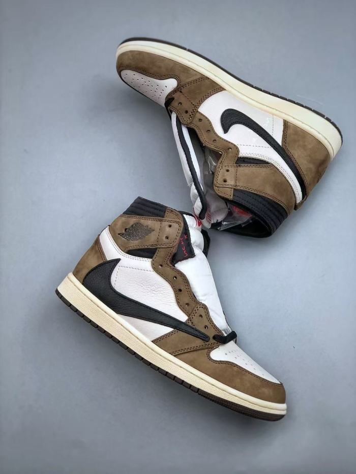 [plus-size shoes]1:1 quality version Tr@vis Scott x @j1 Retro High OG TS SP 28877983