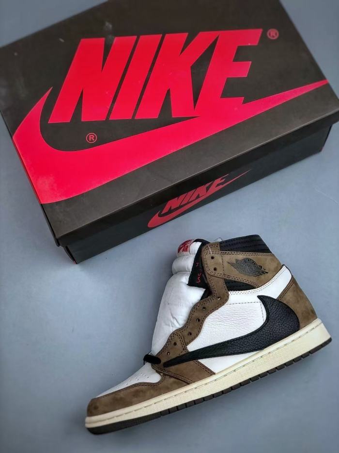 [plus-size shoes]1:1 quality version Tr@vis Scott x @j1 Retro High OG TS SP 28877983