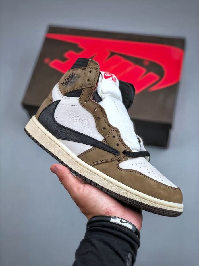 [plus-size shoes]1:1 quality version Tr@vis Scott x @j1 Retro High OG TS SP 28877983