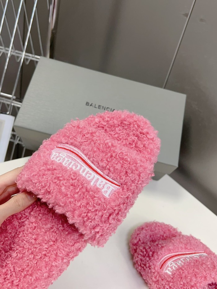 1:1 quality version Cola Embroidery Twill Brushed Cotton Slippers 8 colors 28884668