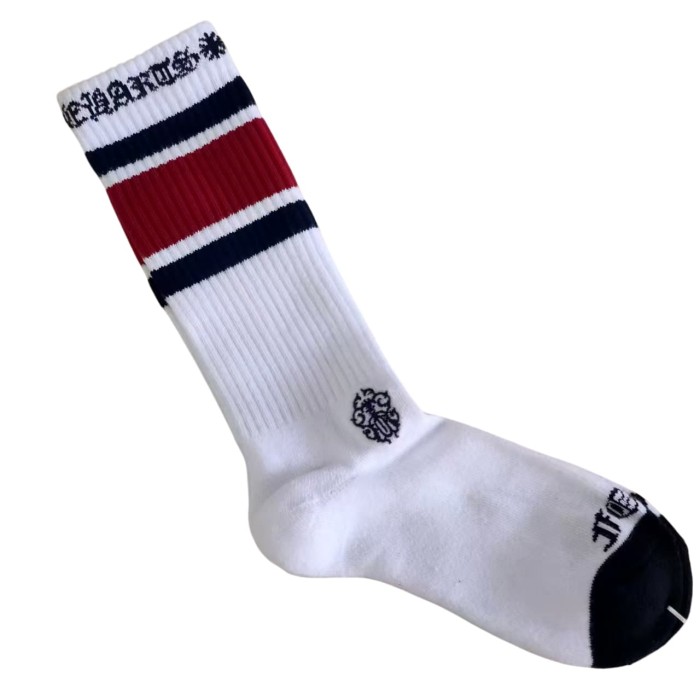 Sanskrit Stripe Graffiti Jacquard Crew Socks 33 colors 28887617
