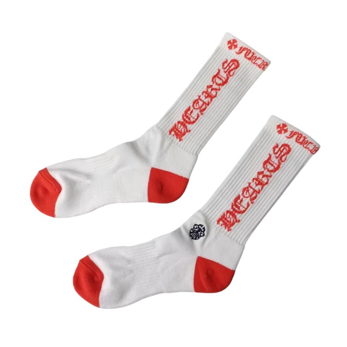 Sanskrit Stripe Graffiti Jacquard Crew Socks 33 colors 28887617