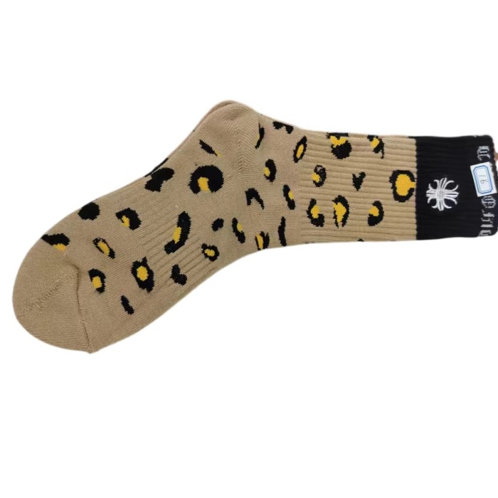 Sanskrit Cross Stripe Jacquard Crew Socks 25 colors 28887618
